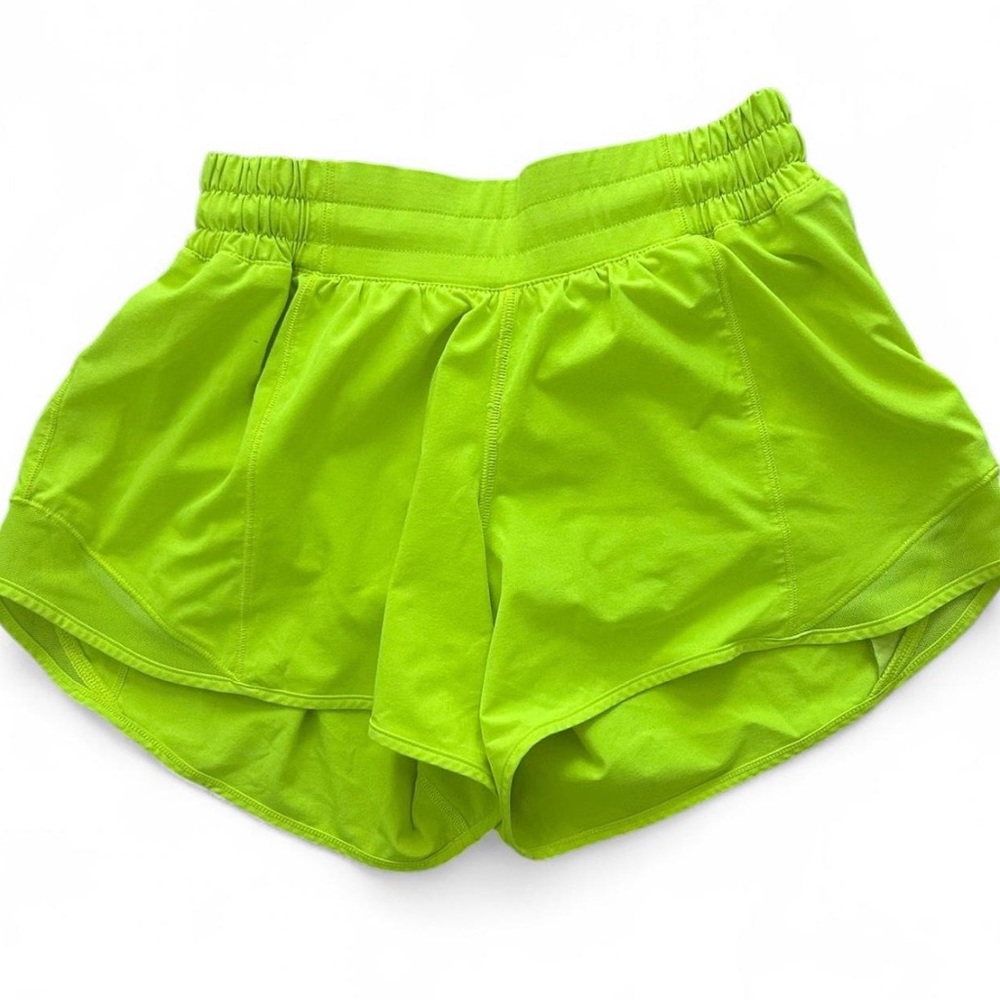 Lululemon Athletica Neon Yellow/Green Athletic Shorts